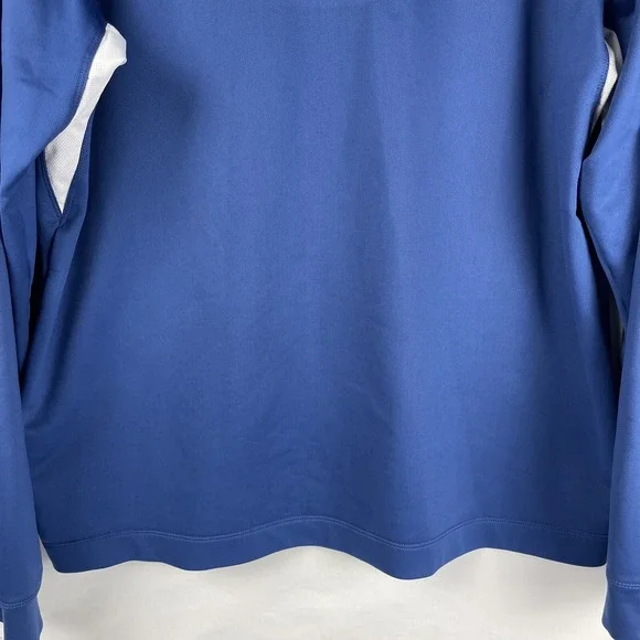 Nike Jacket Men's Size Large Nike Golf Fit Dry Blue Caddying Course Cold Weather - Picture 7 of 16